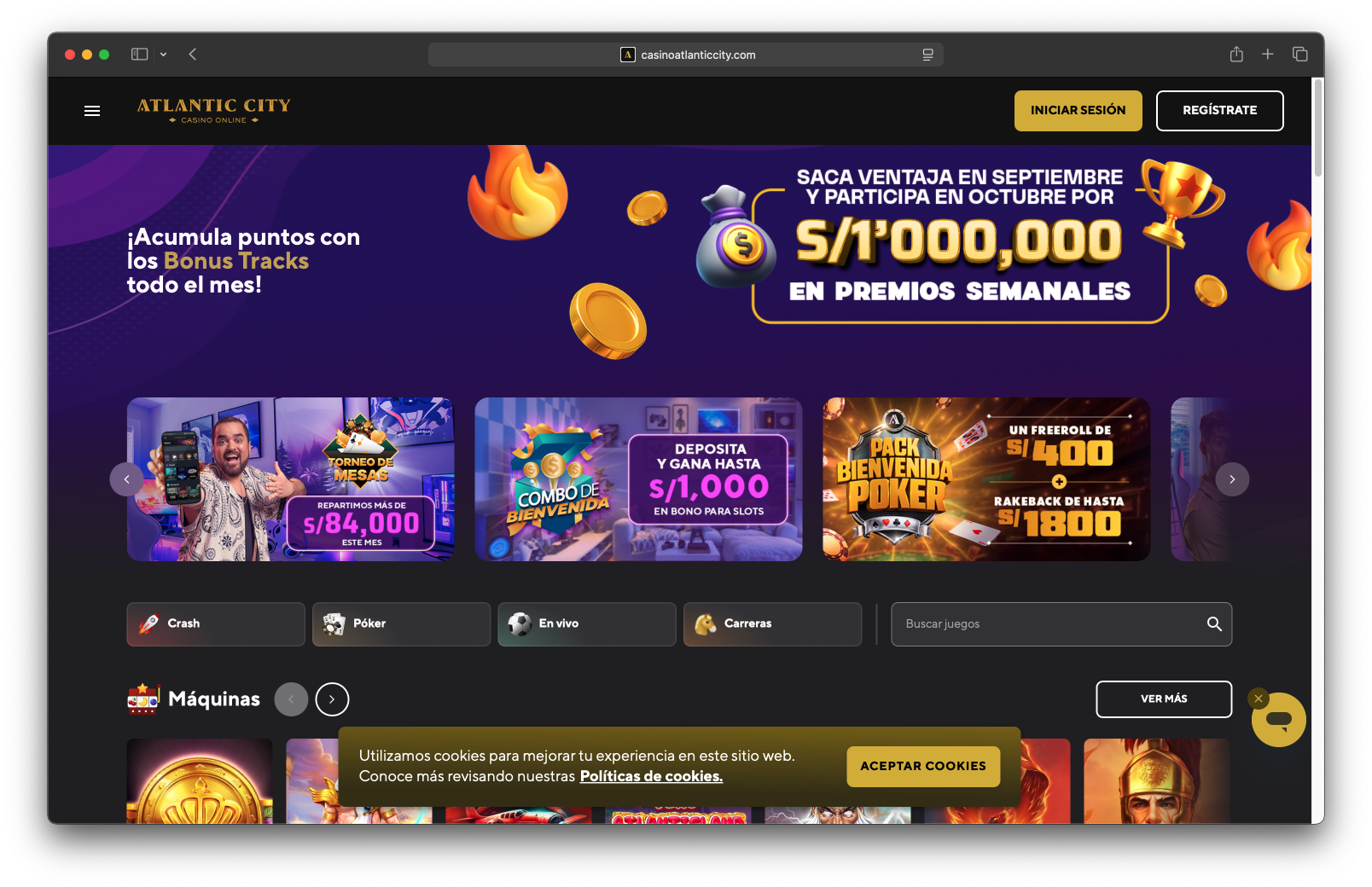 Casino Atlantic City Web Platform